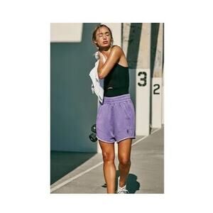 New Free People Movement All Star Logo Purple Shorts Women's Size Small